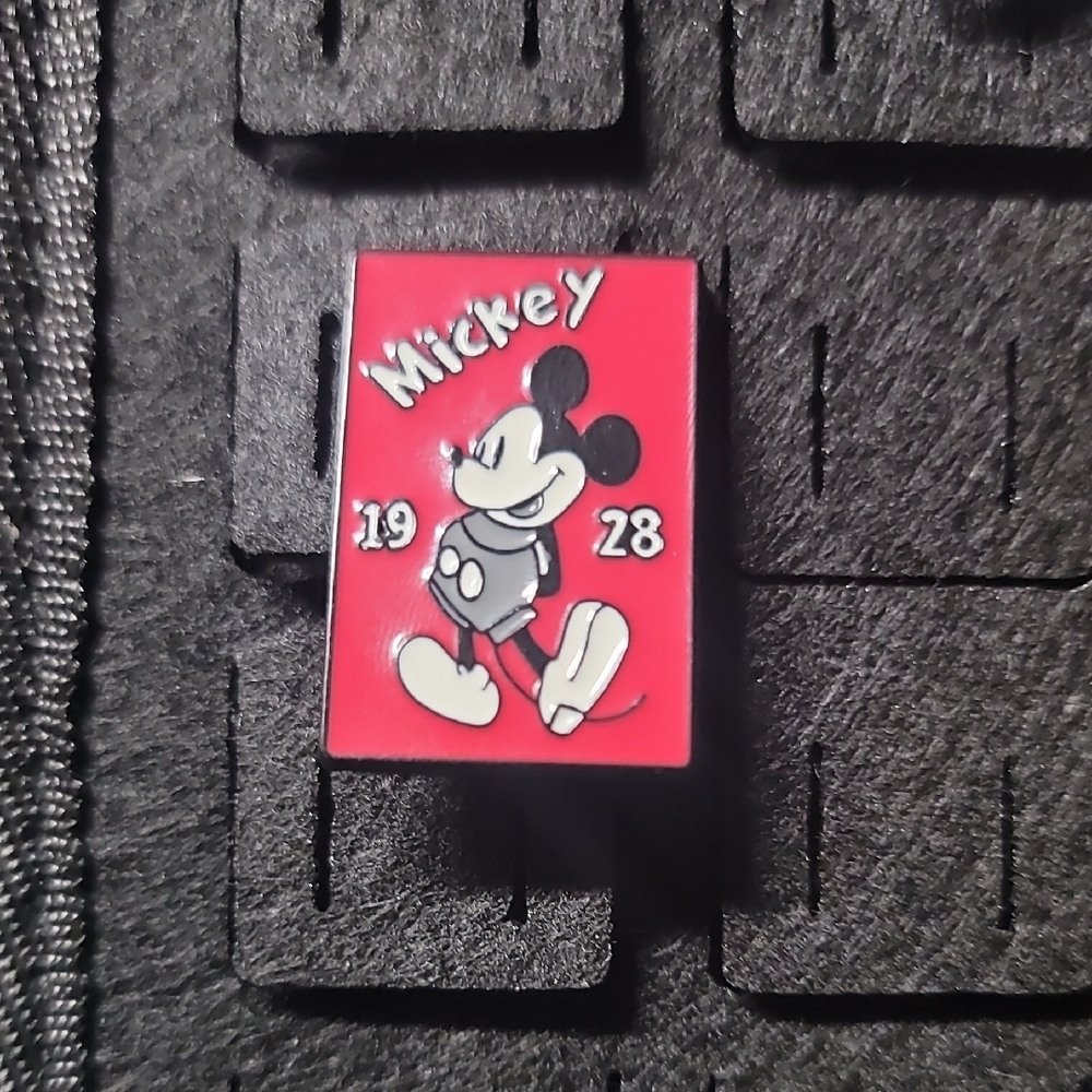 **Disney Character Pin Collection on Black Display Case** - Picture 6 of 8